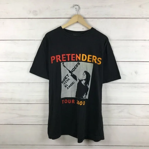 RARE Vintage 2000 Pretenders Band Tour T-Shirt - Picture 1 of 5